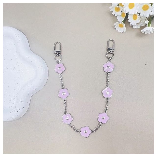 Alloy Enamel Phone Phone Hand Strap Chains