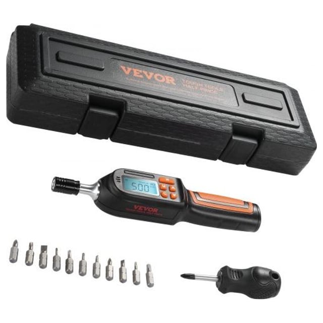 VEVOR Digital Torque Screwdriver, 1/4" Drive Screwdriver Torque Wrench…