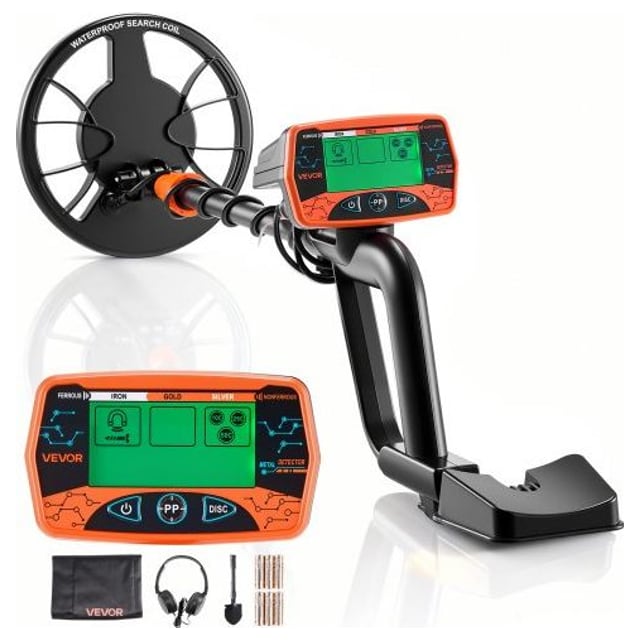 VEVOR Metal Detector for Adults, 8", Professional High Accuracy Gold Detector…
