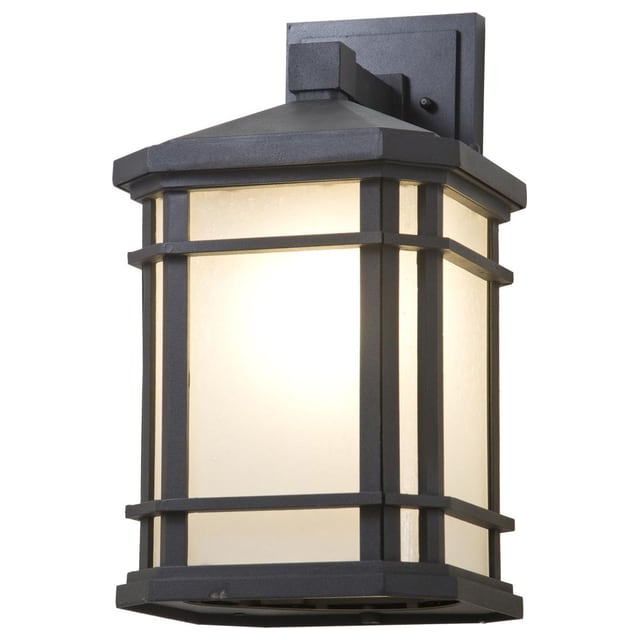 DVI DVP142020BK-SSD Cardiff 1 Light 15.75 inch Black Outdoor