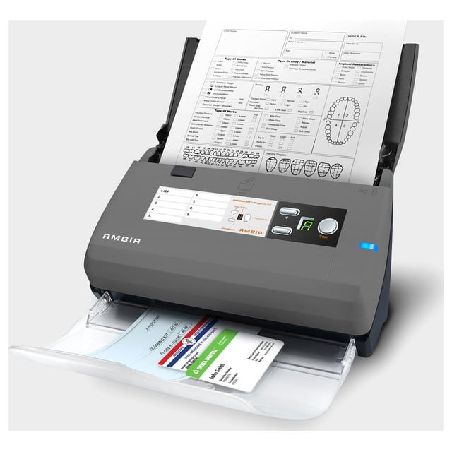 ImageScan Pro 820ix Document Scanner with Business Card Scanning Software (DS820IX-BCS)