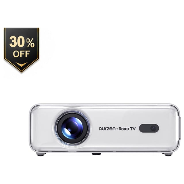 Aurzen EAZZE D1R Roku TV Smart Projector